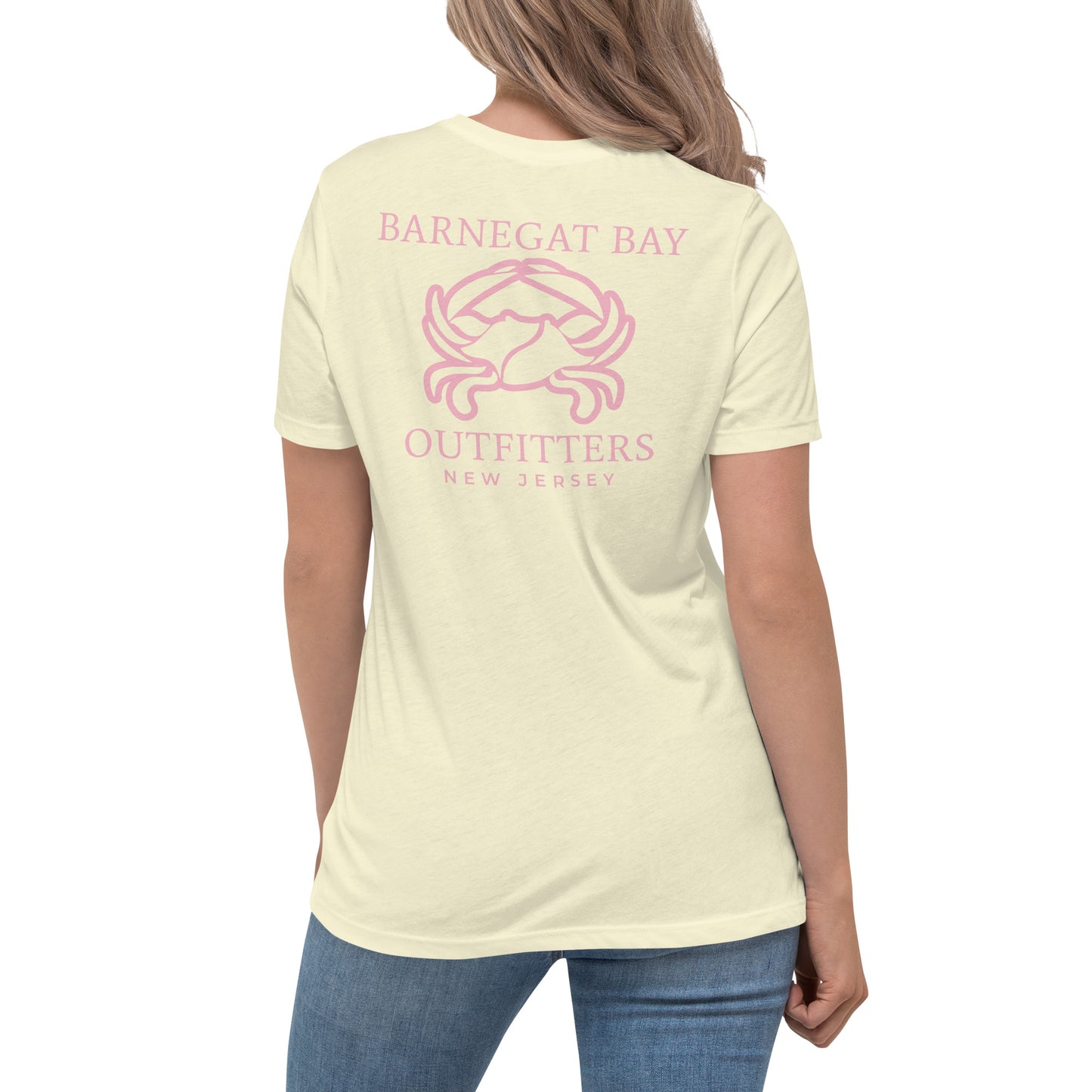 Barnegat Bay Outfitters Crab Logo Women's Relaxed Fit T-Shirt -- ABPK