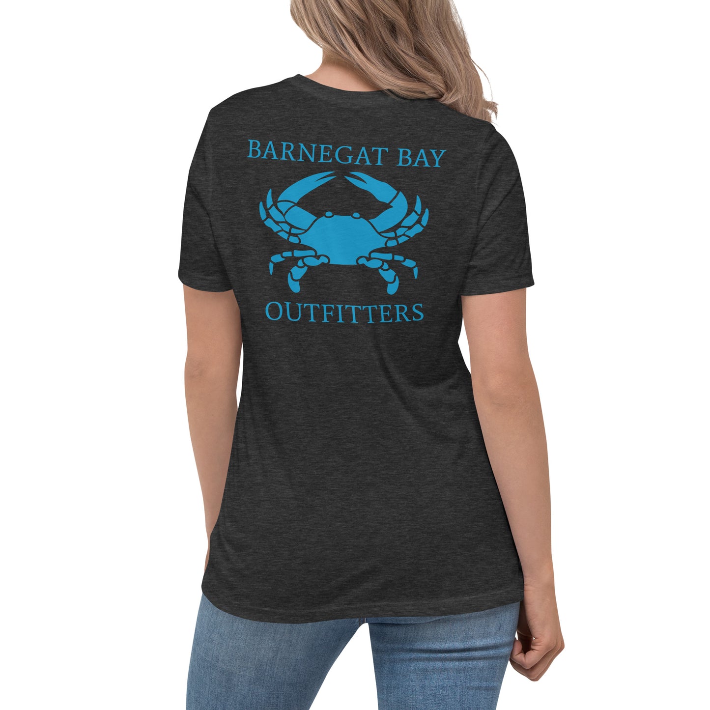 Barnegat Bay Outfitters Crab Logo Women's Relaxed T-Shirt - TR