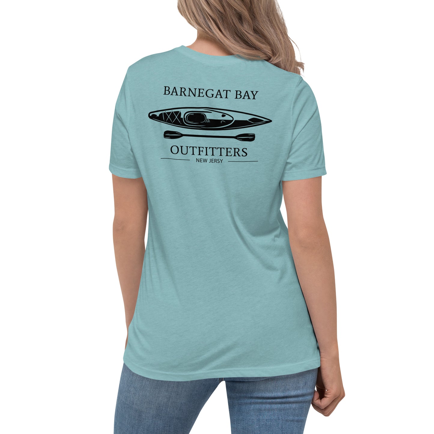 Barnegat Bay Outfitters Kayak Logo Women's Relaxed T-Shirt