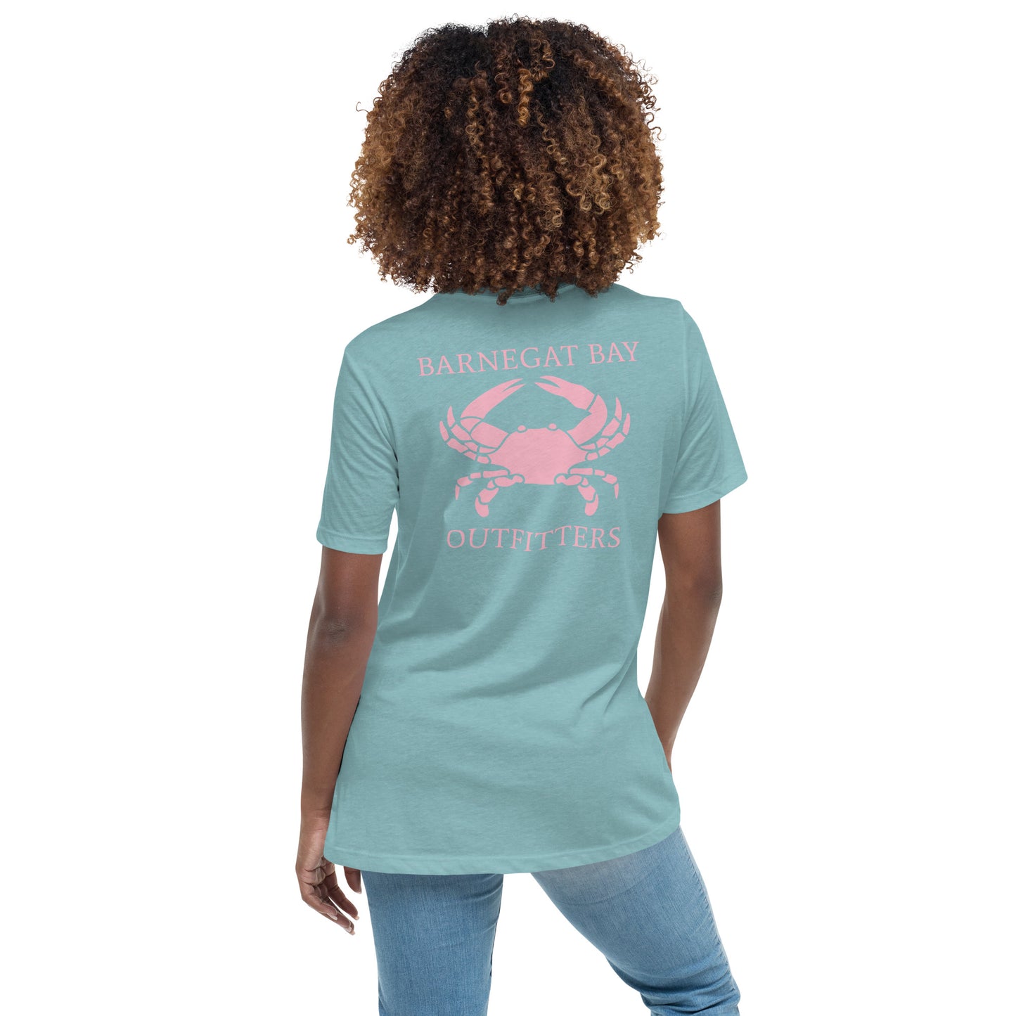 Barnegat Bay Outfitters Crab Logo Women's Relaxed T-Shirt - PK