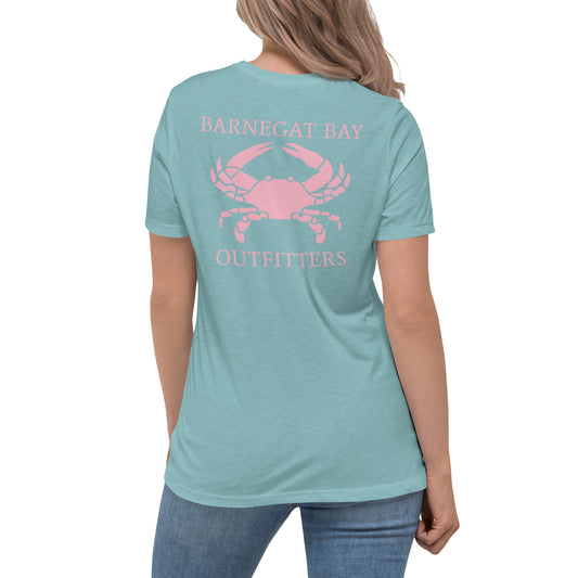 Barnegat Bay Outfitters Crab Logo Women's Relaxed Fit T-Shirt