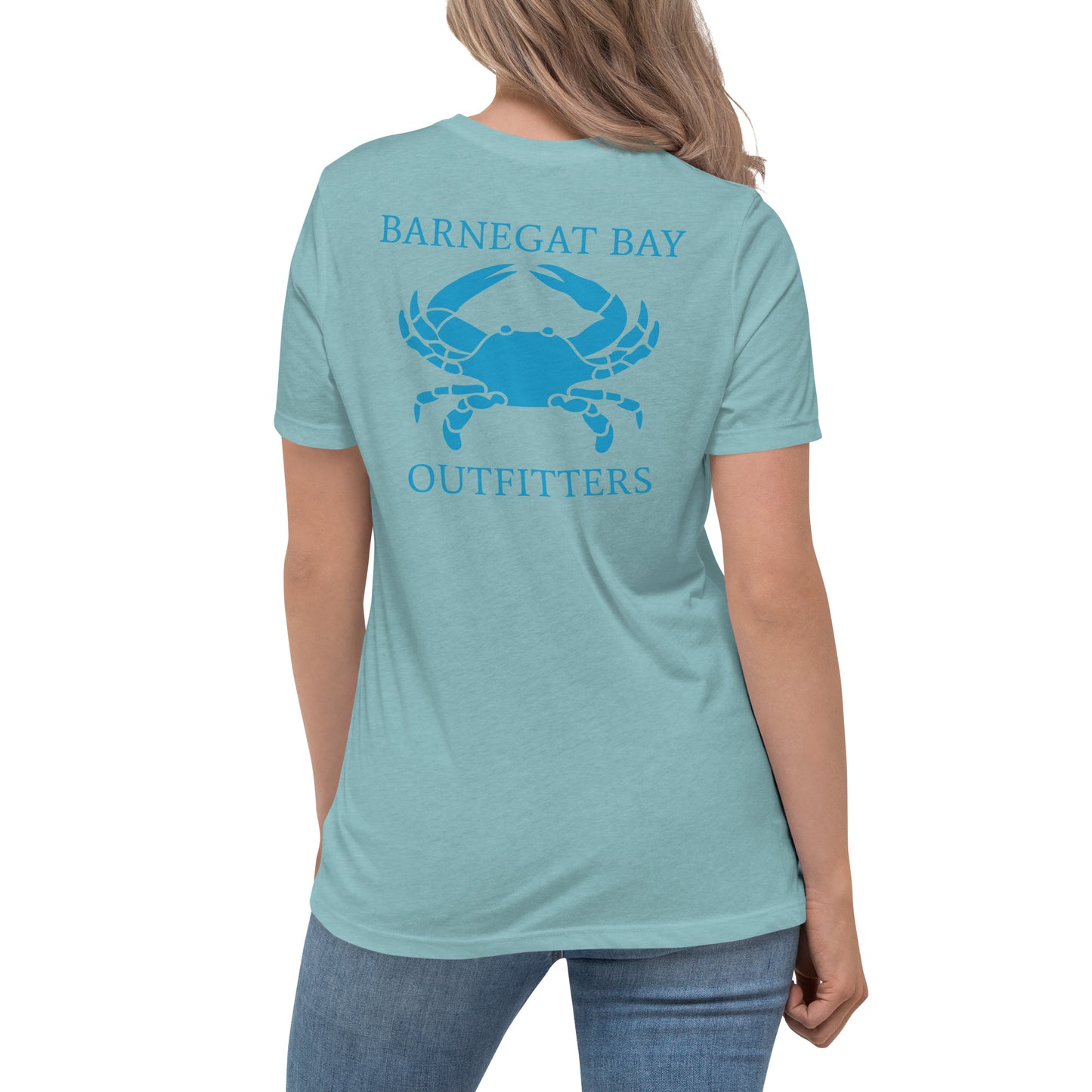 Barnegat Bay Outfitters Crab Logo Women's Relaxed T-Shirt - TR