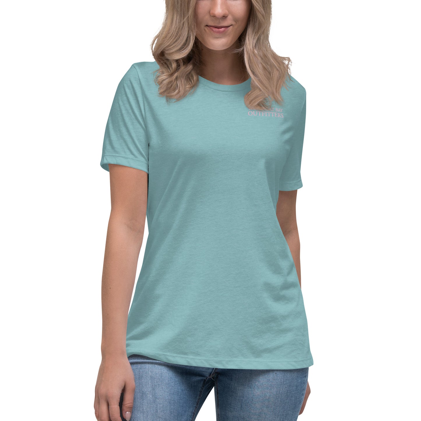 Barnegat Bay Outfitters Crab Logo Women's Relaxed Fit T-Shirt