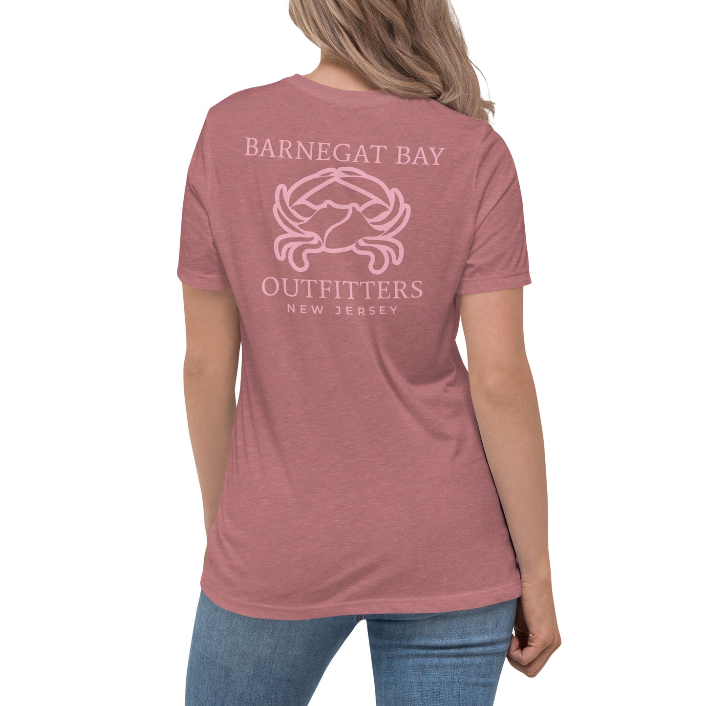 Barnegat Bay Outfitters Crab Logo Women's Relaxed Fit T-Shirt -- ABPK