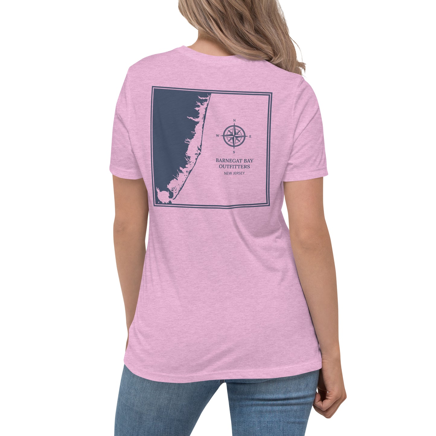 Barnegat Bay Outfitters Map Women's T-Shirt