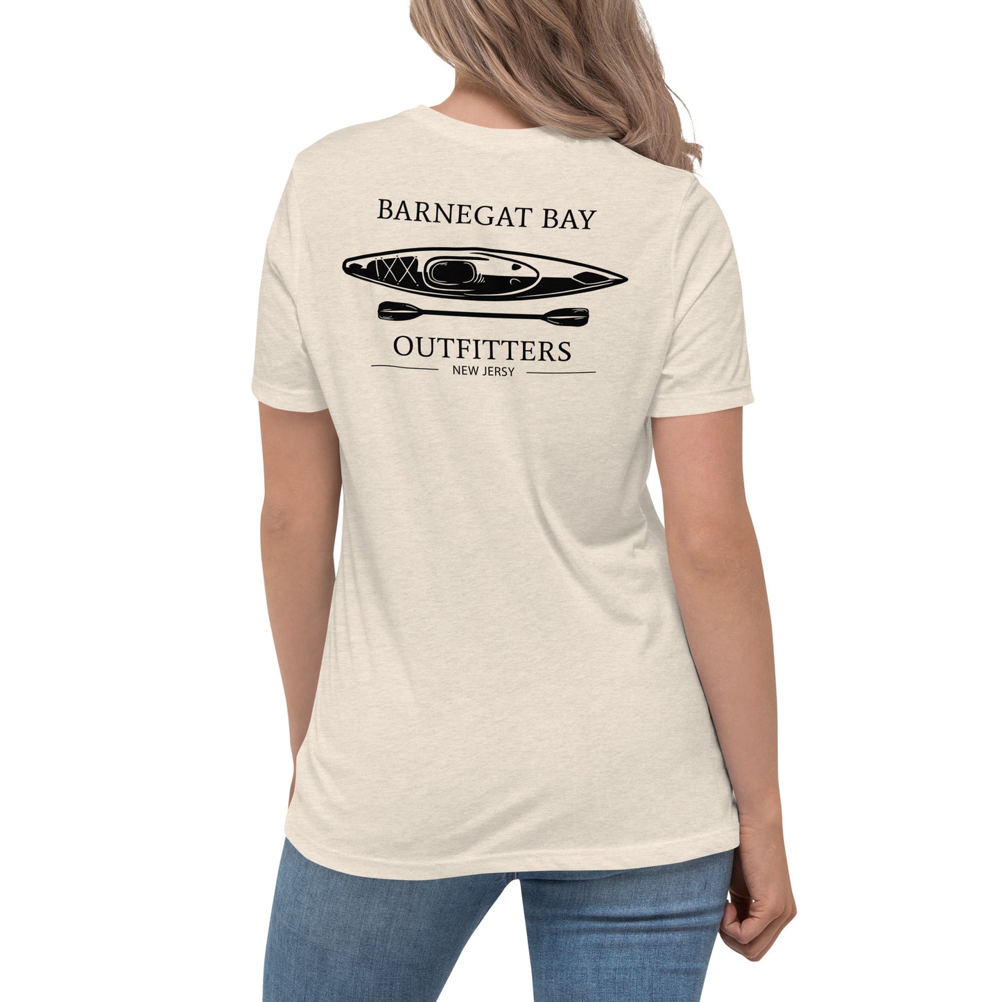 Barnegat Bay Outfitters Kayak Logo Women's Relaxed T-Shirt