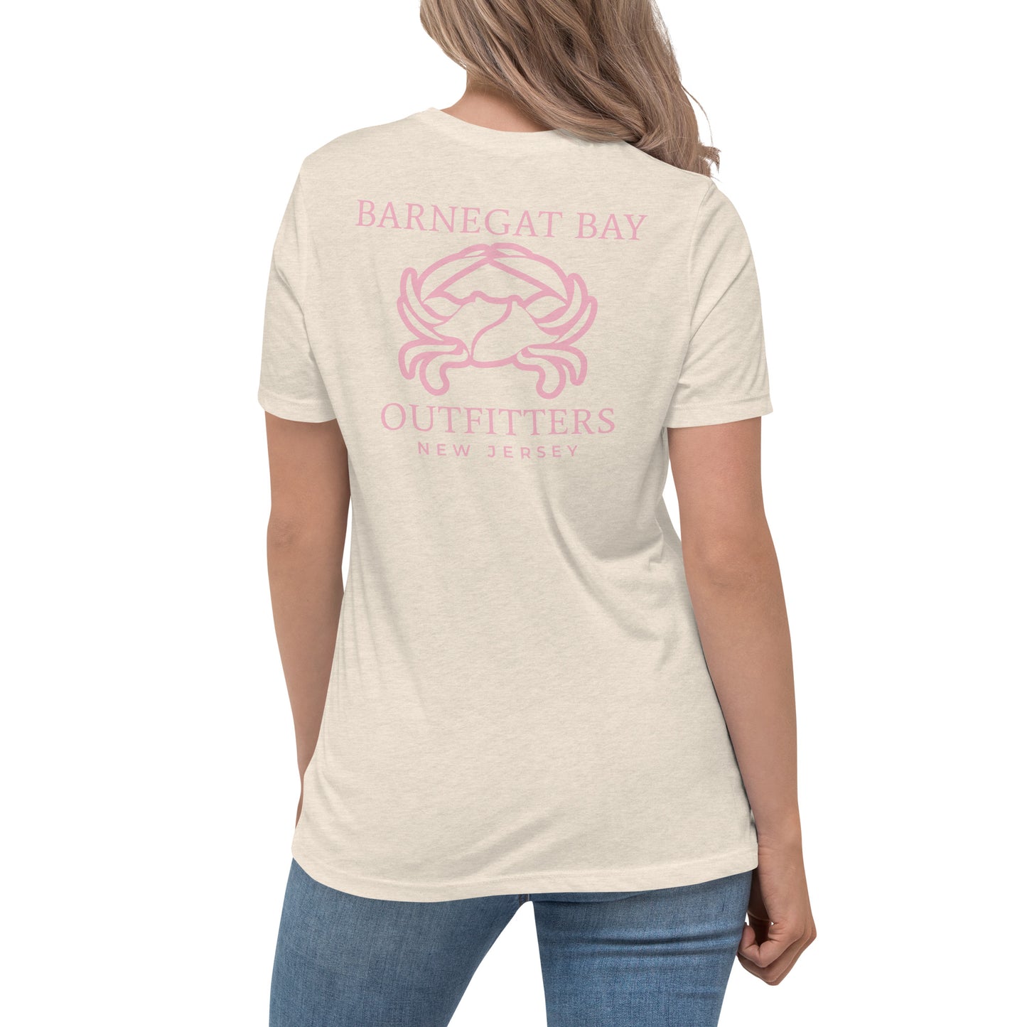 Barnegat Bay Outfitters Crab Logo Women's Relaxed Fit T-Shirt -- ABPK