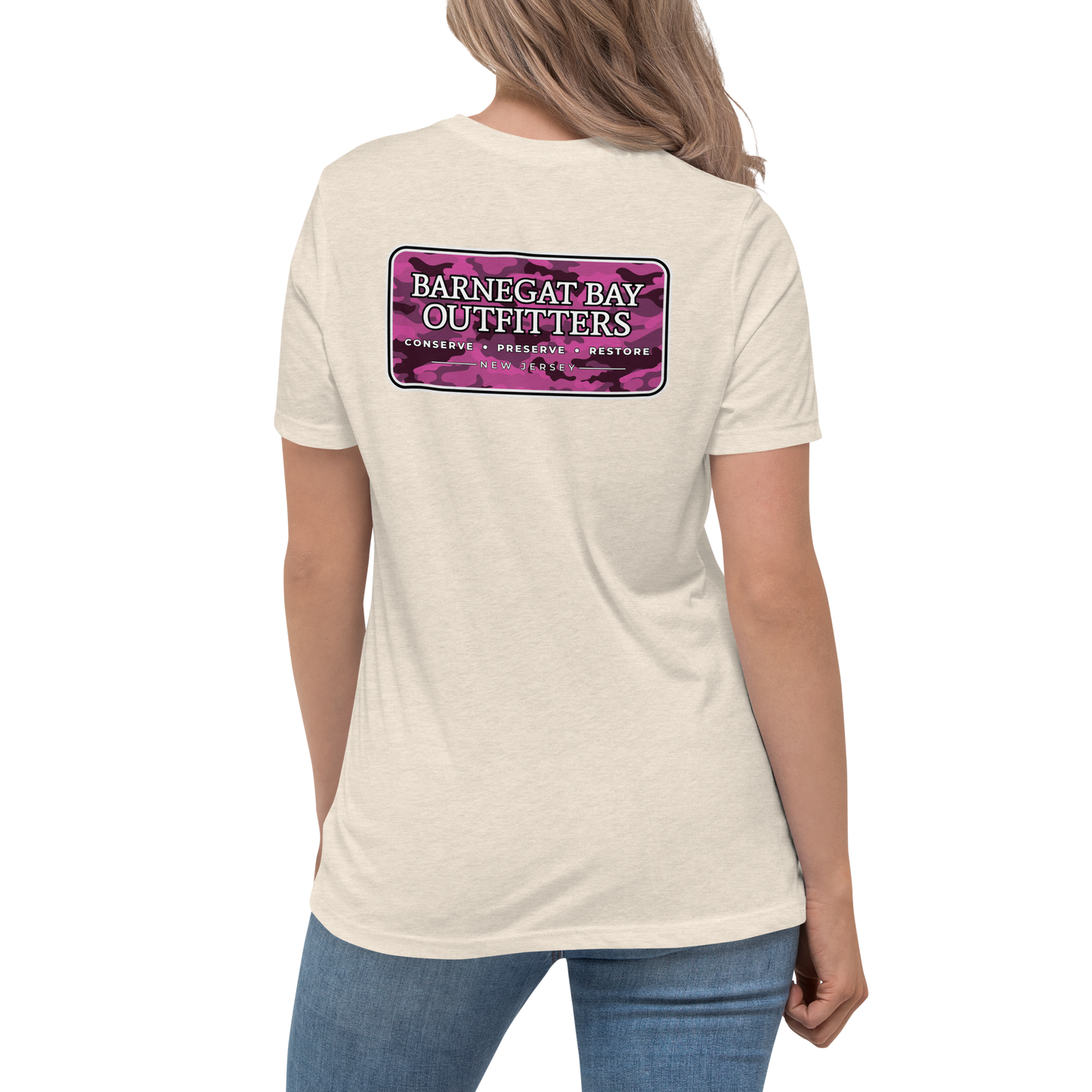 Pink Camo Women's Relaxed T-Shirt