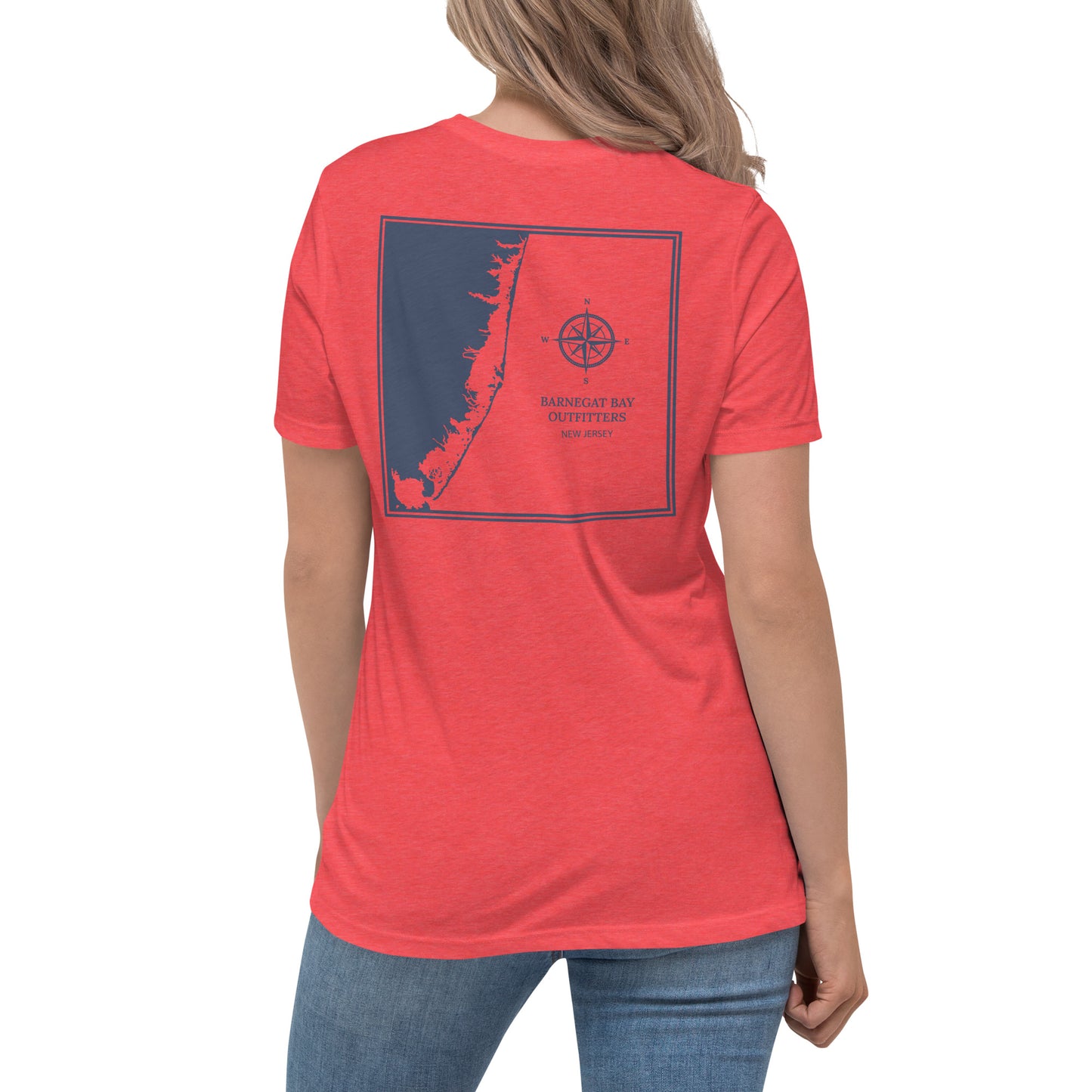 Barnegat Bay Outfitters Map Women's T-Shirt