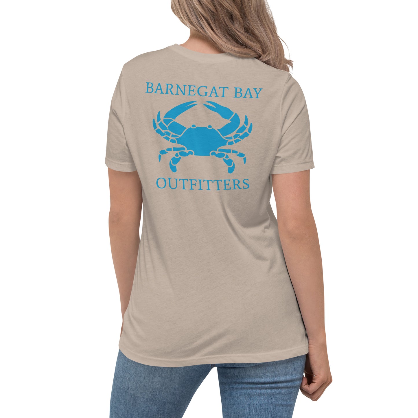 Barnegat Bay Outfitters Crab Logo Women's Relaxed T-Shirt - TR