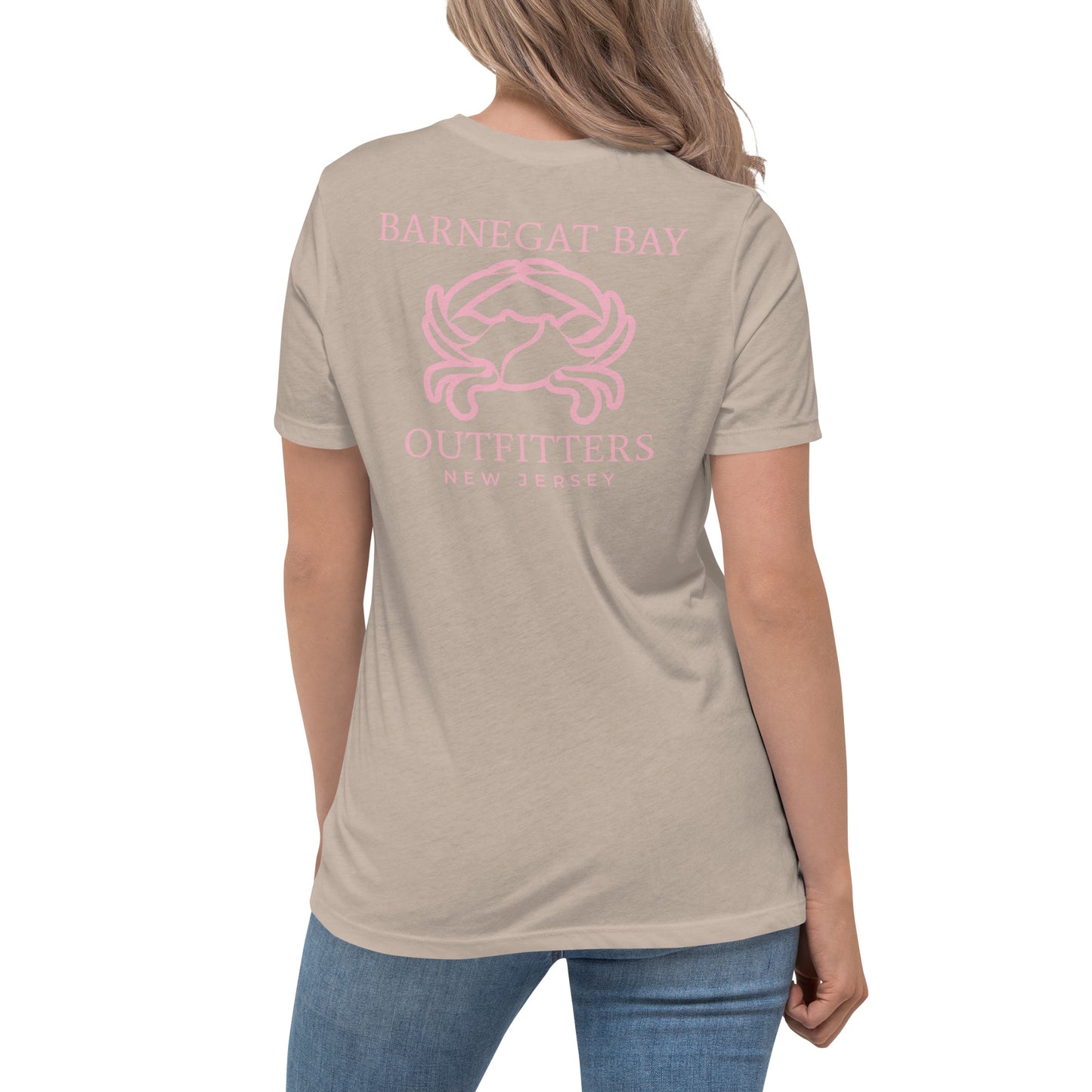 Barnegat Bay Outfitters Crab Logo Women's Relaxed Fit T-Shirt -- ABPK