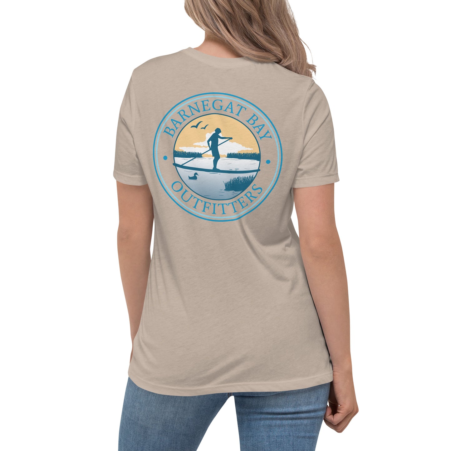 Barnegat Bay Outfitters Paddle Boarder Women's Relaxed T-Shirt