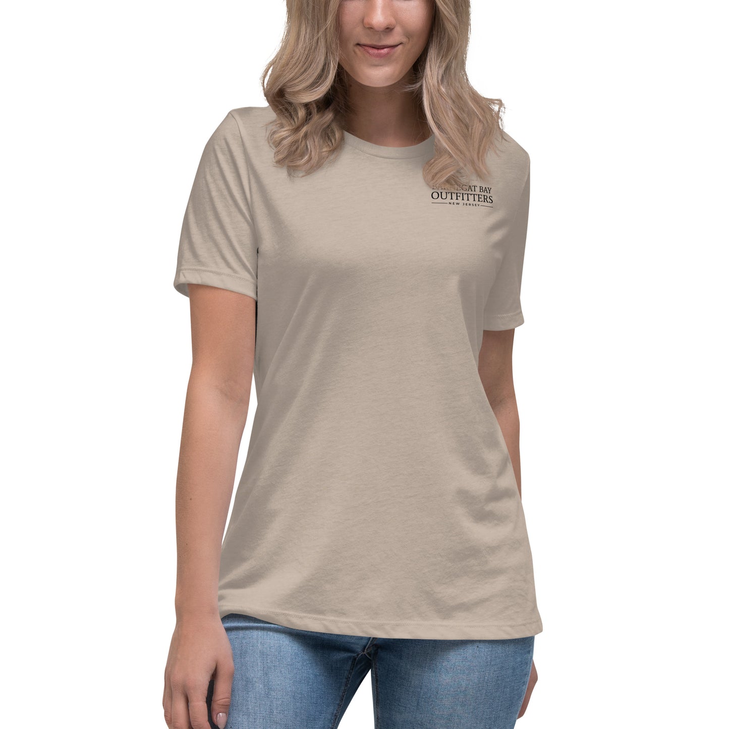 Barnegat Bay Outfitters Kayak Logo Women's Relaxed T-Shirt