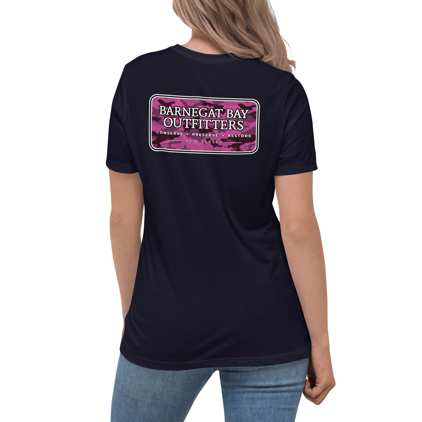 Pink Camo Women's Relaxed T-Shirt