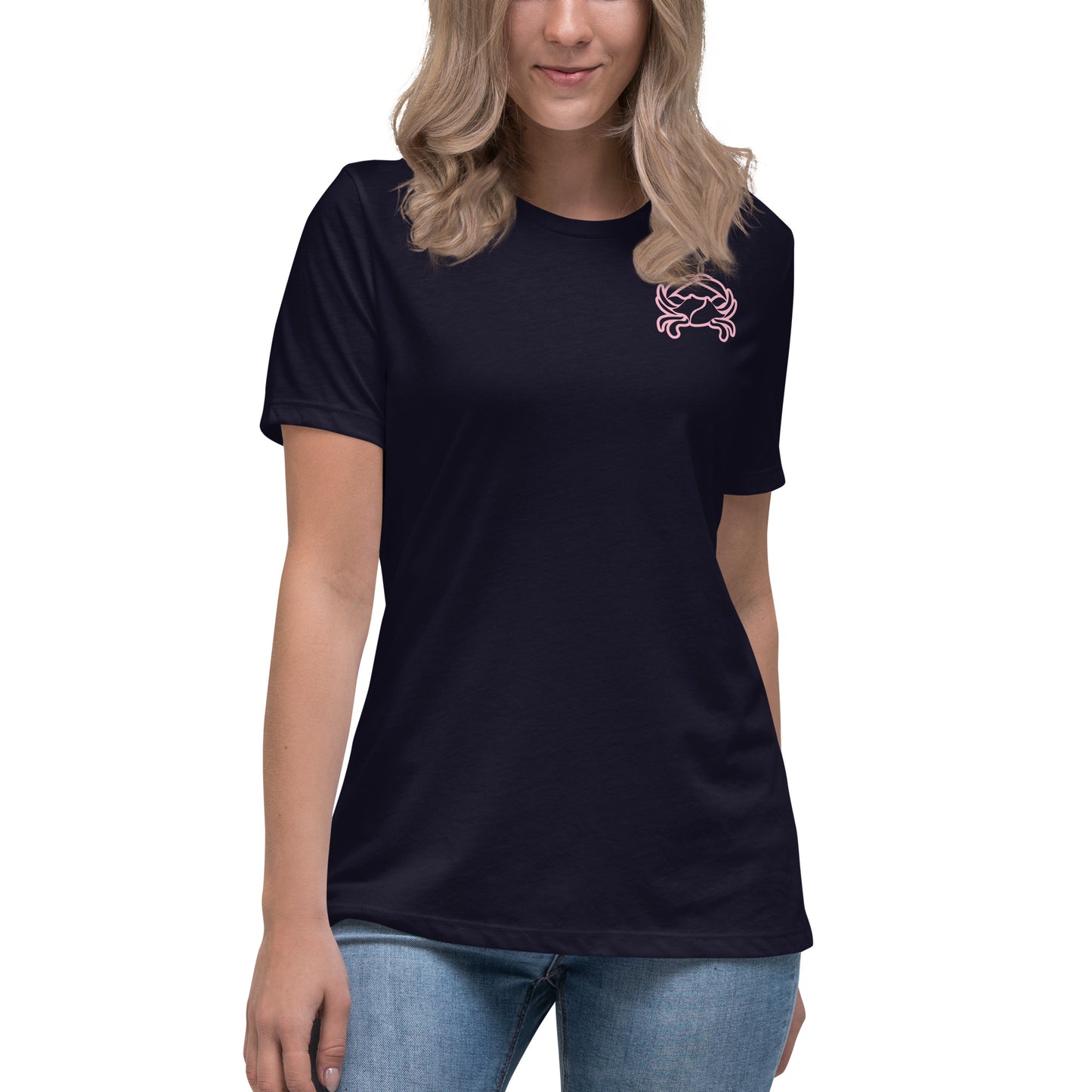 Barnegat Bay Outfitters Crab Logo Women's Relaxed Fit T-Shirt -- ABPK