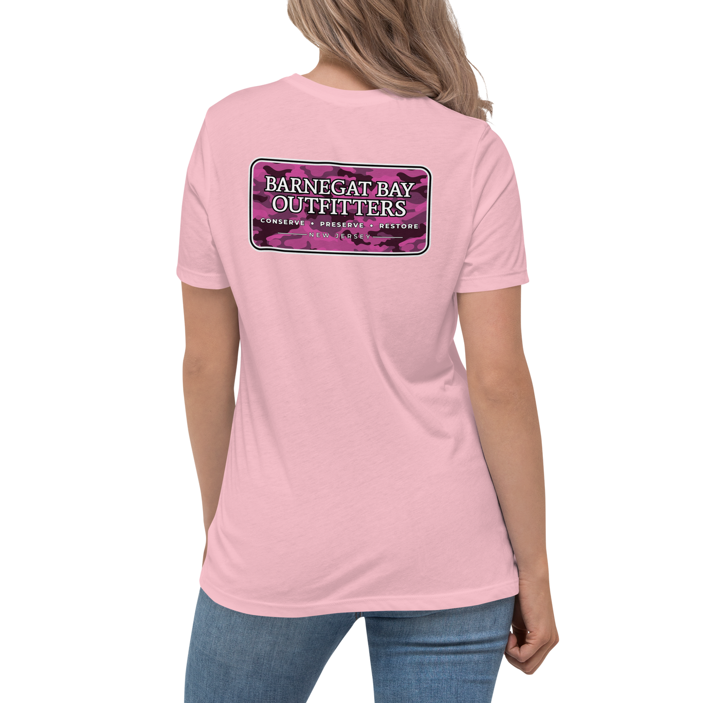 Pink Camo Women's Relaxed T-Shirt