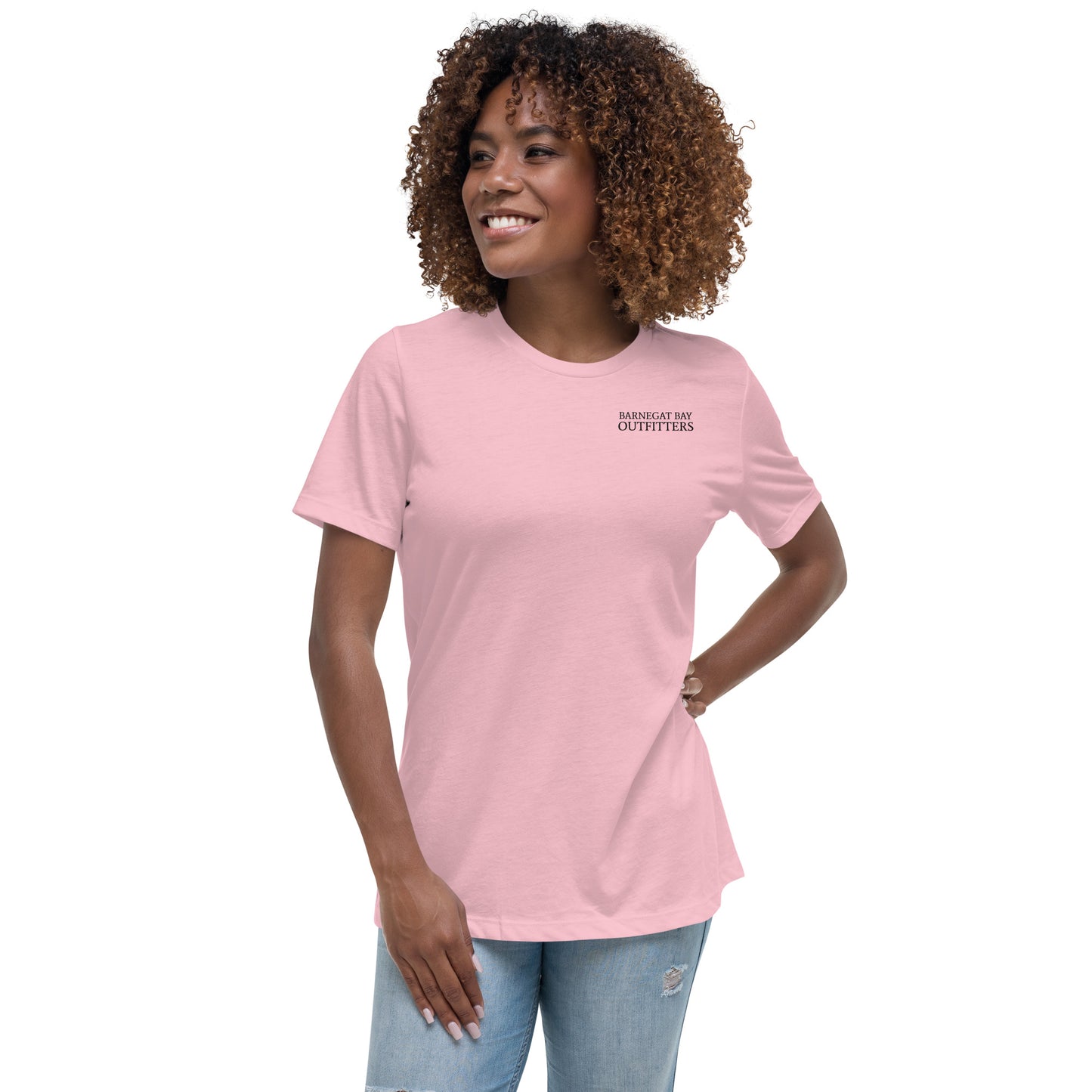 Barnegat Bay Outfitters Circle Logo Women's Relaxed T-Shirt - BK