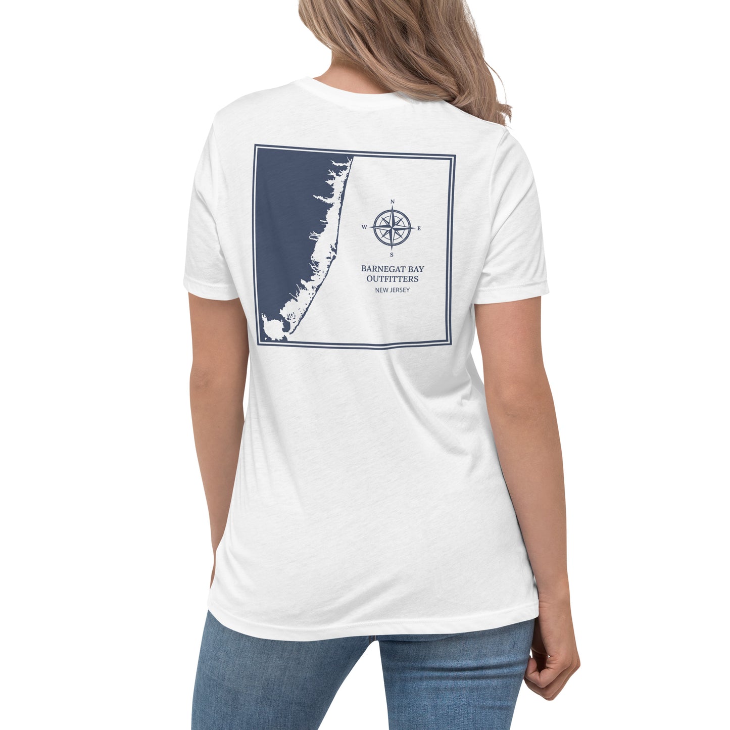 Barnegat Bay Outfitters Map Women's T-Shirt