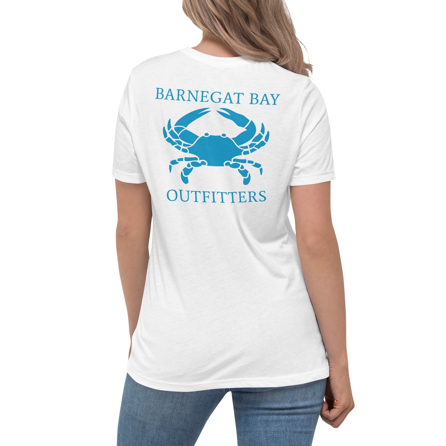 Barnegat Bay Outfitters Crab Logo Women's Relaxed T-Shirt - TR