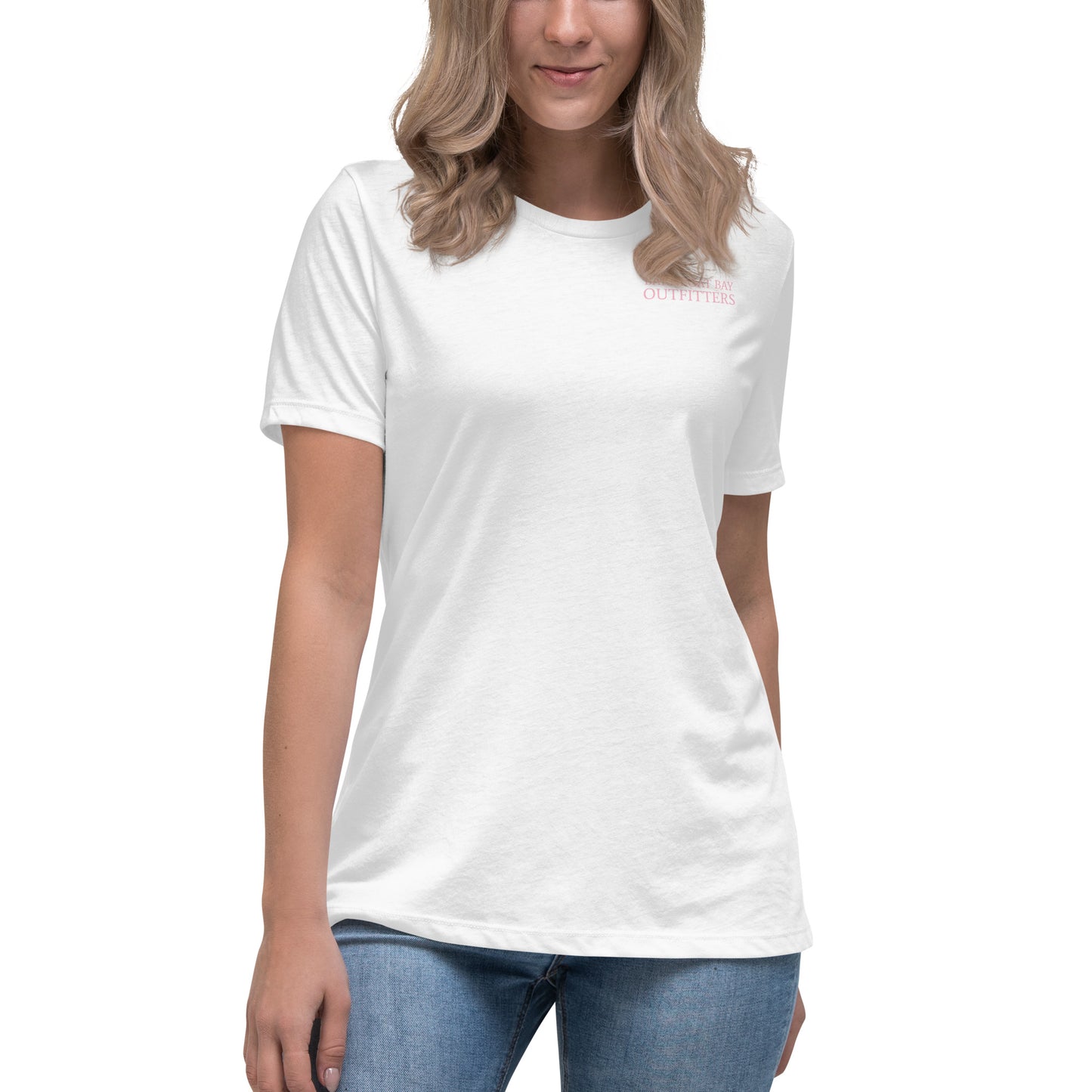 Barnegat Bay Outfitters Crab Logo Women's Relaxed Fit T-Shirt