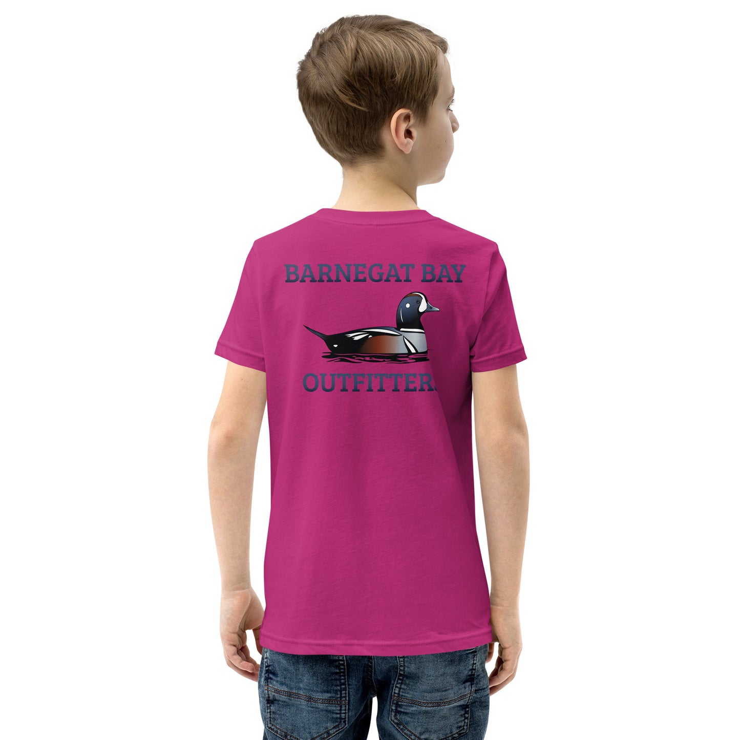 Barnegat Bay Outfitters Signature Harlequin Duck Youth Short Sleeve T-Shirt