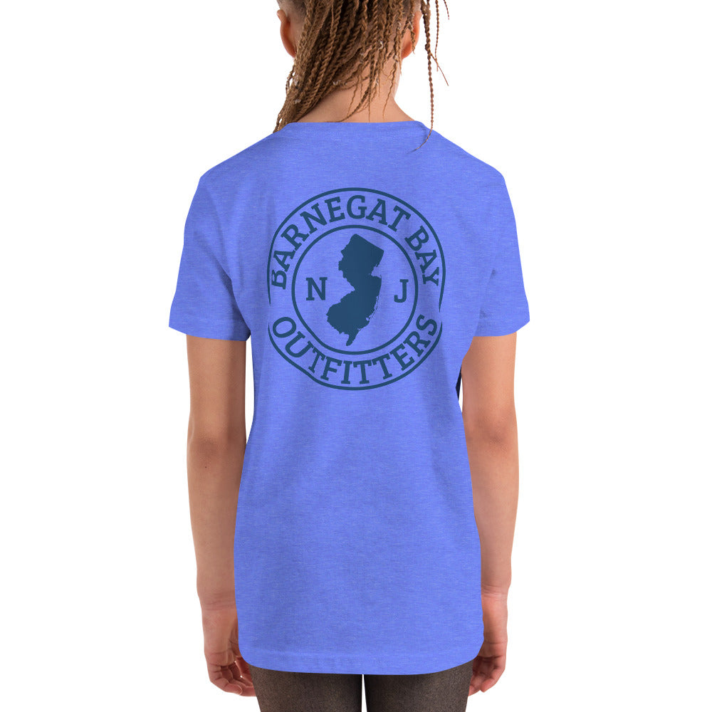 Barnegat Bay Outfitters Circle Logo Youth Short Sleeve