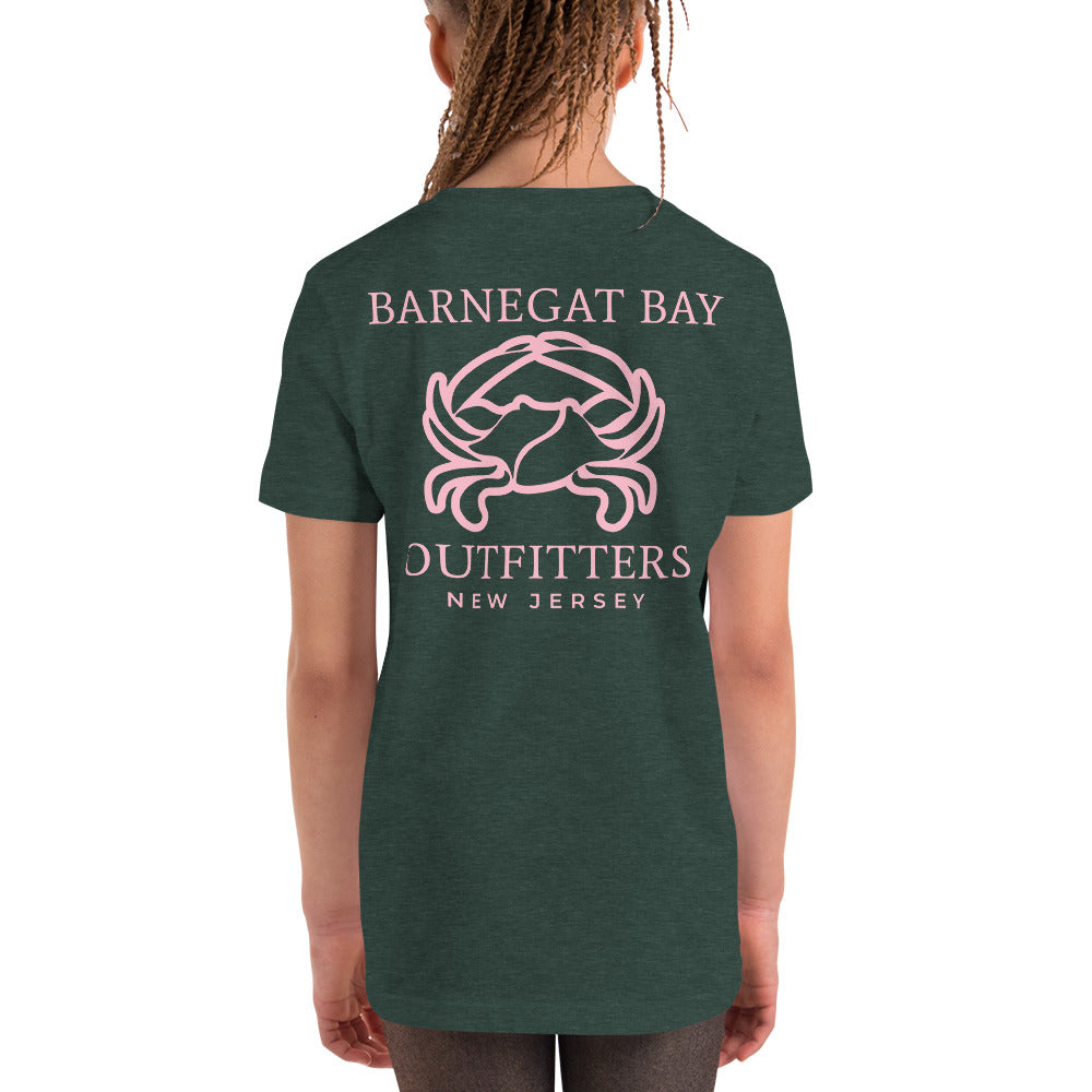 Barnegat Bay Outfitters Crab Logo Youth T-Shirt - ABPK